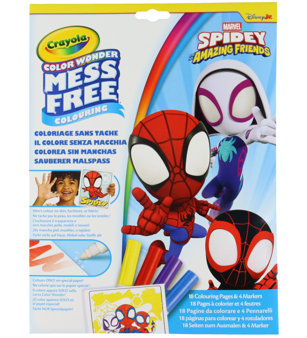 Crayola Malbuch m. Filzstifte - Farbwunder - Spidey - Crayola - One Size - Malbücher Crayola Malbuch m. Filzstifte - Farbwunder - Spidey - Crayola - One Size - Malbücher von Crayola