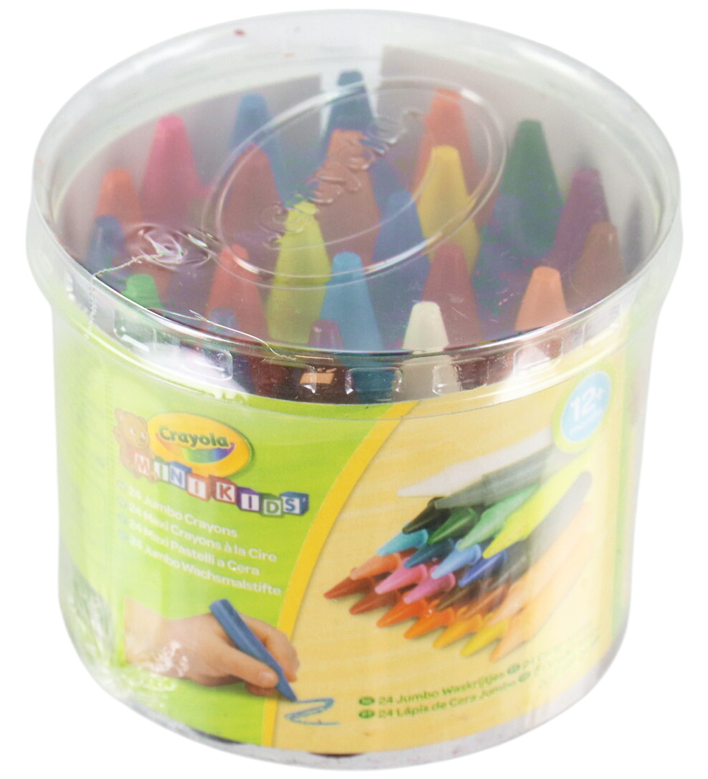 Crayola Wachsmalstifte - 24 st. - Mini Kids - Jumbo - Crayola - One Size - Buntstiftsets von Crayola