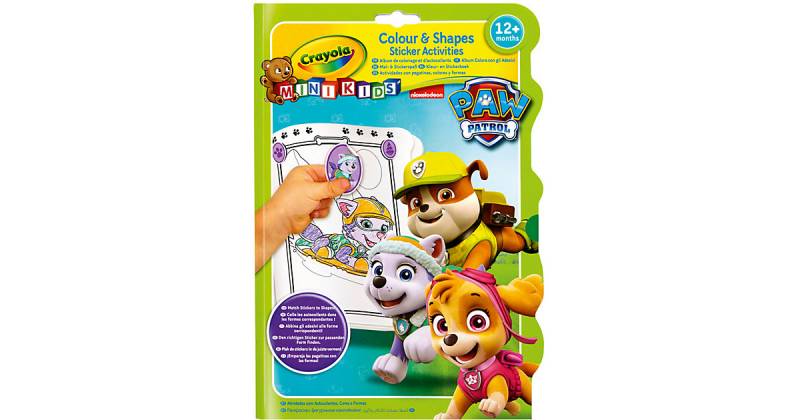 MINI KIDS PAW Patrol - Mini Kids Mal- & Stickerspaß von Crayola