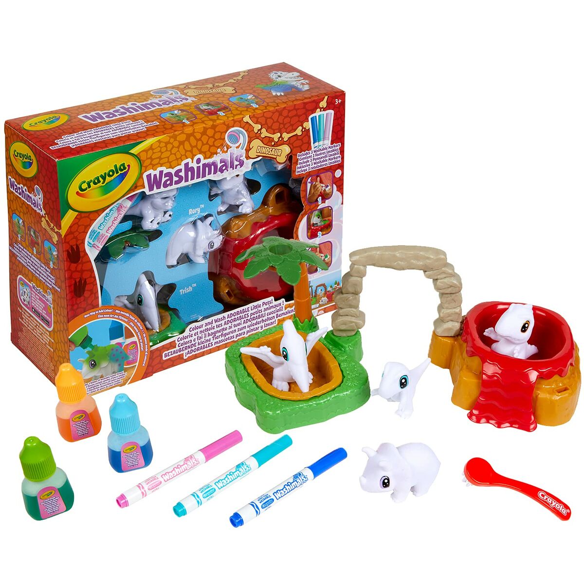 Playset Washimals Dinos Set Jurásico Crayola Washimals Dinosaurs Bastelspiel von Crayola
