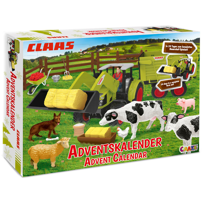 Bauernhof-Adventskalender CLAAS von Craze
