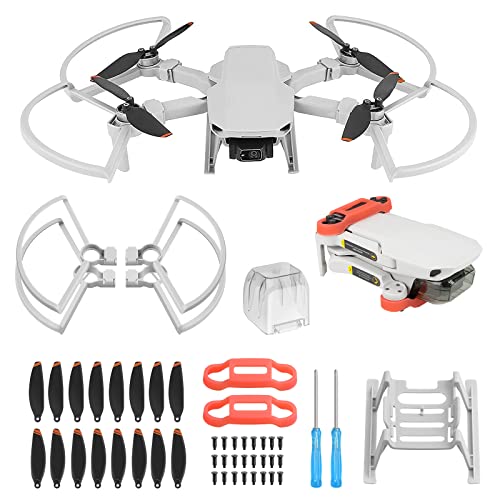 Craznick Leise Propeller für DJI Mini 4K/2 SE/SE/2 Drohnen Propellerschutz Landegestell Propellerhalterschutz Gimbal Abdeckung Insgesamt 24 Stück Zubehoer für DJI Mini 4K 2 SE Drohnen Zubehör Set Craznick Leise Propeller für DJI Mini 4K/2 SE/SE/2 Drohnen Propellerschutz Landegestell Propellerhalterschutz Gimbal Abdeckung Insgesamt 24 Stück Zubehoer für DJI Mini 4K 2 SE Drohnen Zubehör Set von Craznick