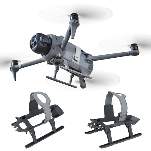 Craznick Mavic 4 Pro Landegestell – Klappbare Fahrwerk Landebeine Höhe Vergrößerte Halterung Schnellspanner Verlängerungsfüße Schutz Kit für DJI Mavic 4 Pro Drohnen Zubehör von Craznick