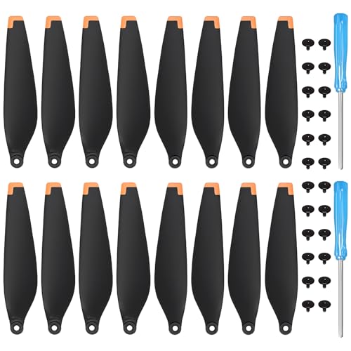 Craznick Mini 4 Pro/Mini 3 Pro Propeller - für DJI Drohne Ersatzpropellerblätter Geräuscharme Flügel für DJI Mini 4 Pro/3 Pro Zubehör Schrauben Schraubendreher 16Pcs Orange Silikonspitzen Craznick Mini 4 Pro/Mini 3 Pro Propeller - für DJI Drohne Ersatzpropellerblätter Geräuscharme Flügel für DJI Mini 4 Pro/3 Pro Zubehör Schrauben Schraubendreher 16Pcs Orange Silikonspitzen von Craznick