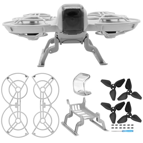 Craznick Neo Drohnen Zubehör - Propellers Propellerschutz Prop Blätter Protektoren Klappbares Fahrwerk Landefüße Gimbal Schutz Objektiv Kamera Schutzhülle für DJI Neo Fly Zubehör Craznick Neo Drohnen Zubehör - Propellers Propellerschutz Prop Blätter Protektoren Klappbares Fahrwerk Landefüße Gimbal Schutz Objektiv Kamera Schutzhülle für DJI Neo Fly Zubehör von Craznick
