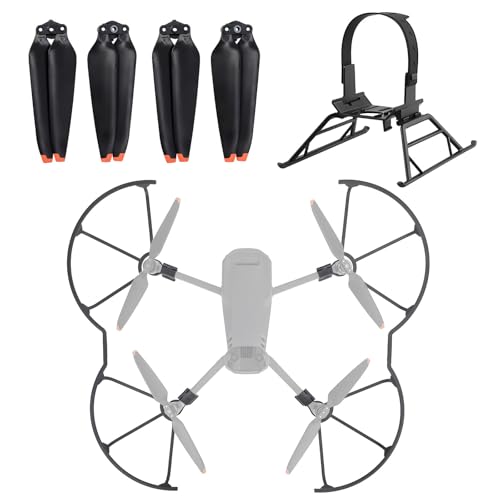 Craznick Propeller für DJI Mavic 3 Pro/Mavic 3 Pro Cine/Mavic 3/Mavic 3 Classic/Mavic 3 Cine Blades Propellerschutz Landegestell Bundle Zubehör Kit für DJI Mavic 3 Serie Drohne Craznick Propeller für DJI Mavic 3 Pro/Mavic 3 Pro Cine/Mavic 3/Mavic 3 Classic/Mavic 3 Cine Blades Propellerschutz Landegestell Bundle Zubehör Kit für DJI Mavic 3 Serie Drohne von Craznick