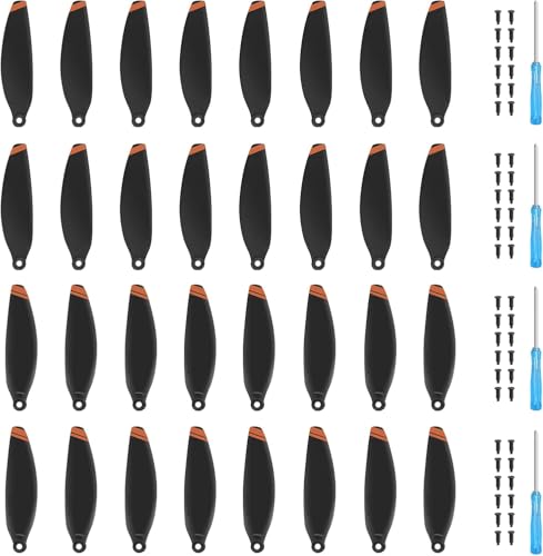 Craznick Propeller für DJI Mini 4K/2/2 SE/SE Drohnen Ersatz Propeller Blätter Geräuscharm Flügel für DJI Mini 4K 2 SE Drohnenzubehör Exklusive Schrauben & Schraubendreher 32Pcs Orange Craznick Propeller für DJI Mini 4K/2/2 SE/SE Drohnen Ersatz Propeller Blätter Geräuscharm Flügel für DJI Mini 4K 2 SE Drohnenzubehör Exklusive Schrauben & Schraubendreher 32Pcs Orange von Craznick