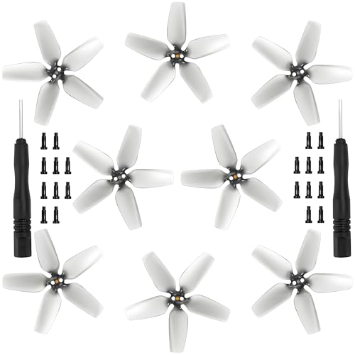 Craznick Propeller für DJI Avata Ersatzpropeller Blätter Geräuscharm Zubehör für DJI Avata Drohnenzubehör Exklusive Schrauben & Schraubendreher 8 Pcs Gray Craznick Propeller für DJI Avata Ersatzpropeller Blätter Geräuscharm Zubehör für DJI Avata Drohnenzubehör Exklusive Schrauben & Schraubendreher 8 Pcs Gray von Craznick