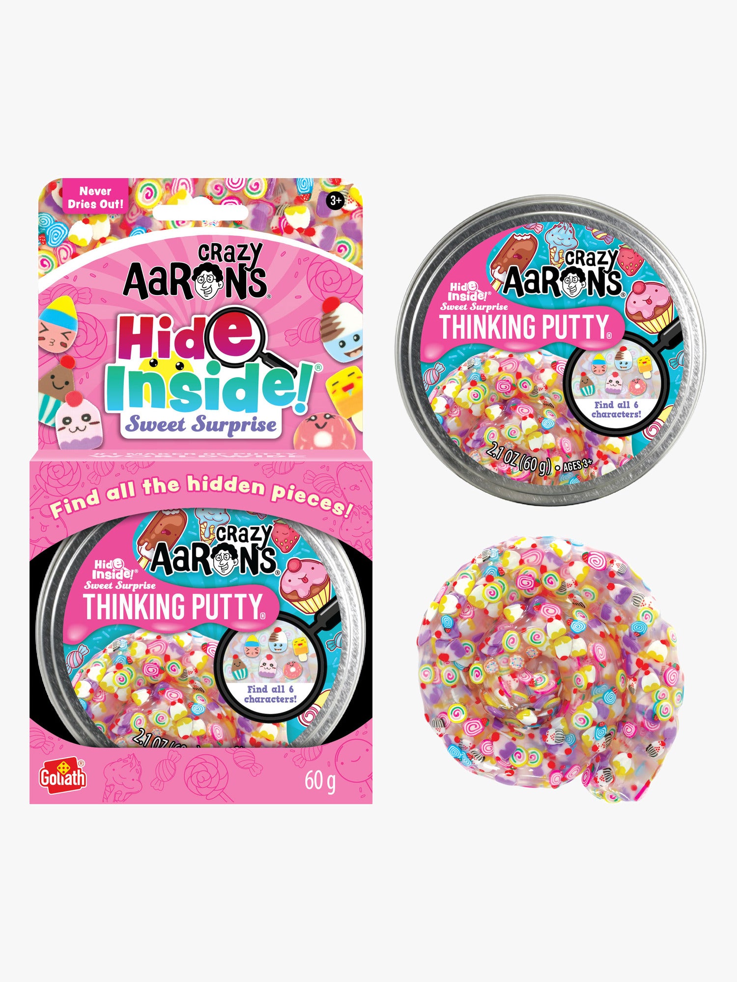 Crazy Aarons Thinking Putty Schleim 60 g, Sweet Surprise Crazy Aarons Thinking Putty Schleim 60 g, Sweet Surprise von Crazy Aaron