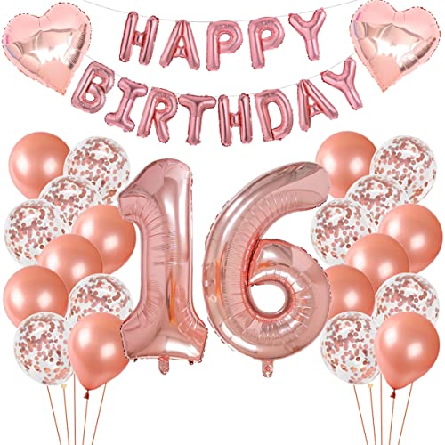 Luftballon 16 Geburtstag Rosegold, Geburtstagsdeko 16 Jahre Mädchen, Deko 16 Geburtstag Mädchen, 16 Geburtstag Deko Rosegold, Balloon 16.Geburtstagsdeko Folienballon, 16 Jahre Geburtstag Mädchen Luftballon 16 Geburtstag Rosegold, Geburtstagsdeko 16 Jahre Mädchen, Deko 16 Geburtstag Mädchen, 16 Geburtstag Deko Rosegold, Balloon 16.Geburtstagsdeko Folienballon, 16 Jahre Geburtstag Mädchen von Crazy-M