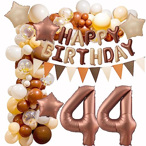44. Luftballons Retro Braun, 44 Geburtstag Frauen Männer, Geburtstagsdeko 44 Ballon Girlande, Deko 44. Geburtstag Kaffee Ballon Arch, 44 Jahr Beige Vintage Ballon Deko 44. Geburtstag Dekorationen 44. Luftballons Retro Braun, 44 Geburtstag Frauen Männer, Geburtstagsdeko 44 Ballon Girlande, Deko 44. Geburtstag Kaffee Ballon Arch, 44 Jahr Beige Vintage Ballon Deko 44. Geburtstag Dekorationen von Crazy-M