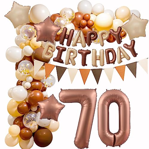 70. Luftballons Retro Braun, 70 Geburtstag Frauen Männer, Geburtstagsdeko 70 Ballon Girlande, Deko 70. Geburtstag Kaffee Ballon Arch, 70 Jahr Beige Vintage Ballon Deko 70. Geburtstag Dekorationen 70. Luftballons Retro Braun, 70 Geburtstag Frauen Männer, Geburtstagsdeko 70 Ballon Girlande, Deko 70. Geburtstag Kaffee Ballon Arch, 70 Jahr Beige Vintage Ballon Deko 70. Geburtstag Dekorationen von Crazy-M
