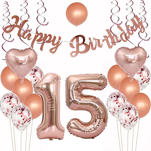 Geburtstagsdeko 15 Rosegold Luftballon 15. Geburtstag Rosegold Geburtstagsdeko 15 Jahr Mädchen 15 Geburtstag Deko 15. Geburtstag Dekoration Luftballons 15 Geburtstags deko Mädchen Geburtstagsdeko 15 Rosegold Luftballon 15. Geburtstag Rosegold Geburtstagsdeko 15 Jahr Mädchen 15 Geburtstag Deko 15. Geburtstag Dekoration Luftballons 15 Geburtstags deko Mädchen von Crazy-M