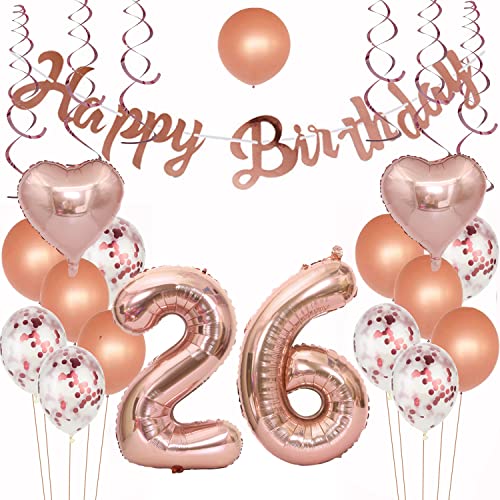Geburtstagsdeko 26 Rosegold Luftballon 26. Geburtstag Rosegold Geburtstagsdeko 26 Jahr Mädchen Frau 26 Geburtstag Deko 26. Geburtstag Dekoration Luftballons 26 Geburtstags deko Frau Geburtstagsdeko 26 Rosegold Luftballon 26. Geburtstag Rosegold Geburtstagsdeko 26 Jahr Mädchen Frau 26 Geburtstag Deko 26. Geburtstag Dekoration Luftballons 26 Geburtstags deko Frau von Crazy-M
