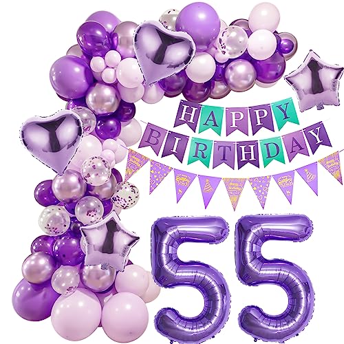 Lila 55 Geburtstag Deko Frauen, Geburtstagsdeko 55 Frauen, Lila Deko 55 Geburtstag Luftballon, 55. Ballon Girlande Lila, 55. Deko Geburtstag Frauen, Lila 55 Geburtstag Luftballons Girlande Lila 55 Geburtstag Deko Frauen, Geburtstagsdeko 55 Frauen, Lila Deko 55 Geburtstag Luftballon, 55. Ballon Girlande Lila, 55. Deko Geburtstag Frauen, Lila 55 Geburtstag Luftballons Girlande von Crazy-M