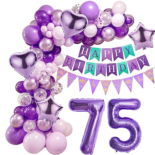 Lila 75 Geburtstag Deko Frauen, Geburtstagsdeko 75 Frauen, Lila Deko 75 Geburtstag Luftballon, 75. Ballon Girlande Lila, 75. Deko Geburtstag Frauen, Lila 75 Geburtstag Luftballons Girlande Lila 75 Geburtstag Deko Frauen, Geburtstagsdeko 75 Frauen, Lila Deko 75 Geburtstag Luftballon, 75. Ballon Girlande Lila, 75. Deko Geburtstag Frauen, Lila 75 Geburtstag Luftballons Girlande von Crazy-M