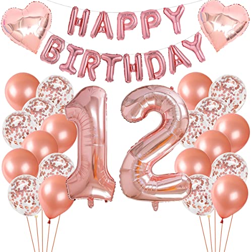 Luftballon 12 Geburtstag Rosegold, Geburtstagsdeko 12 Jahre Mädchen, Deko 12 Geburtstag Mädchen, 12 Geburtstag Deko Rosegold, Balloon 12.Geburtstagsdeko Folienballon, 12 Jahre Geburtstag Mädchen Luftballon 12 Geburtstag Rosegold, Geburtstagsdeko 12 Jahre Mädchen, Deko 12 Geburtstag Mädchen, 12 Geburtstag Deko Rosegold, Balloon 12.Geburtstagsdeko Folienballon, 12 Jahre Geburtstag Mädchen von Crazy-M