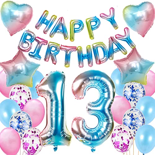 Luftballon 13 Geburtstag Rosa, Geburtstagsdeko 13 Jahre Mädchen, Deko 13 Geburtstag Mädchen, 13 Geburtstag Deko Regenbogen, Balloon 13.Geburtstagsdeko Folienballon, 13 Jahre Geburtstag Mädchen Luftballon 13 Geburtstag Rosa, Geburtstagsdeko 13 Jahre Mädchen, Deko 13 Geburtstag Mädchen, 13 Geburtstag Deko Regenbogen, Balloon 13.Geburtstagsdeko Folienballon, 13 Jahre Geburtstag Mädchen von Crazy-M