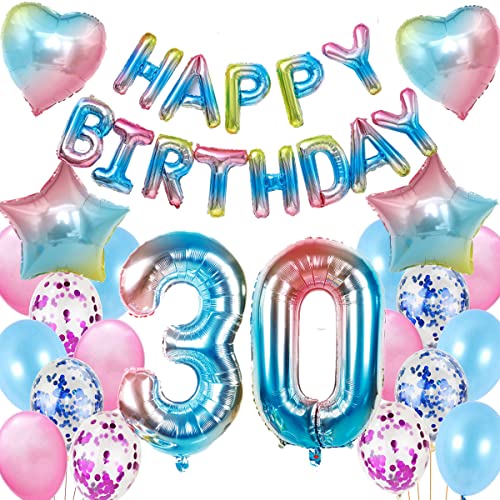 Luftballon 30 Geburtstag Regenbogen, Geburtstagsdeko 30 Jahre Frau, Deko 30 Geburtstag Frau, 30 Geburtstag Deko Regenbogen, Balloon 30.Geburtstagsdeko Folienballon, 30 Jahre Geburtstag Frau Luftballon 30 Geburtstag Regenbogen, Geburtstagsdeko 30 Jahre Frau, Deko 30 Geburtstag Frau, 30 Geburtstag Deko Regenbogen, Balloon 30.Geburtstagsdeko Folienballon, 30 Jahre Geburtstag Frau von Crazy-M