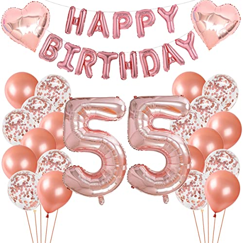 Luftballon 55 Geburtstag Rosegold, Geburtstagsdeko 55 Jahre Frau, Deko 55 Geburtstag Frauen, 55 Geburtstag Deko Rosegold, Balloon 55.Geburtstagsdeko Folienballon, 55 Jahre Geburtstag Frau Luftballon 55 Geburtstag Rosegold, Geburtstagsdeko 55 Jahre Frau, Deko 55 Geburtstag Frauen, 55 Geburtstag Deko Rosegold, Balloon 55.Geburtstagsdeko Folienballon, 55 Jahre Geburtstag Frau von Crazy-M