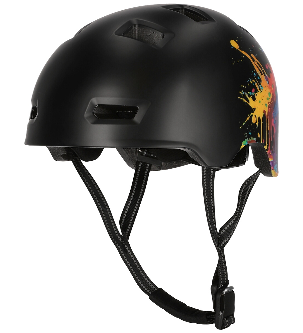 Crazy Safety Fahrradhelm - Rampage Splash - Orange/Black/Yellow - Crazy Safety - 54-57 cm - Fahrradhelme Crazy Safety Fahrradhelm - Rampage Splash - Orange/Black/Yellow - Crazy Safety - 54-57 cm - Fahrradhelme von Crazy Safety