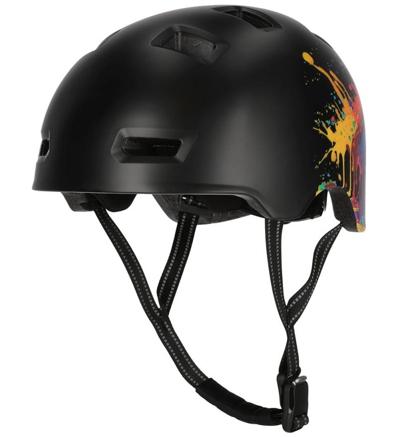 Crazy Safety Fahrradhelm - Rampage Splash - Orange/Black/Yellow - Crazy Safety - 54-57 cm - Fahrradhelme Crazy Safety Fahrradhelm - Rampage Splash - Orange/Black/Yellow - Crazy Safety - 54-57 cm - Fahrradhelme von Crazy Safety
