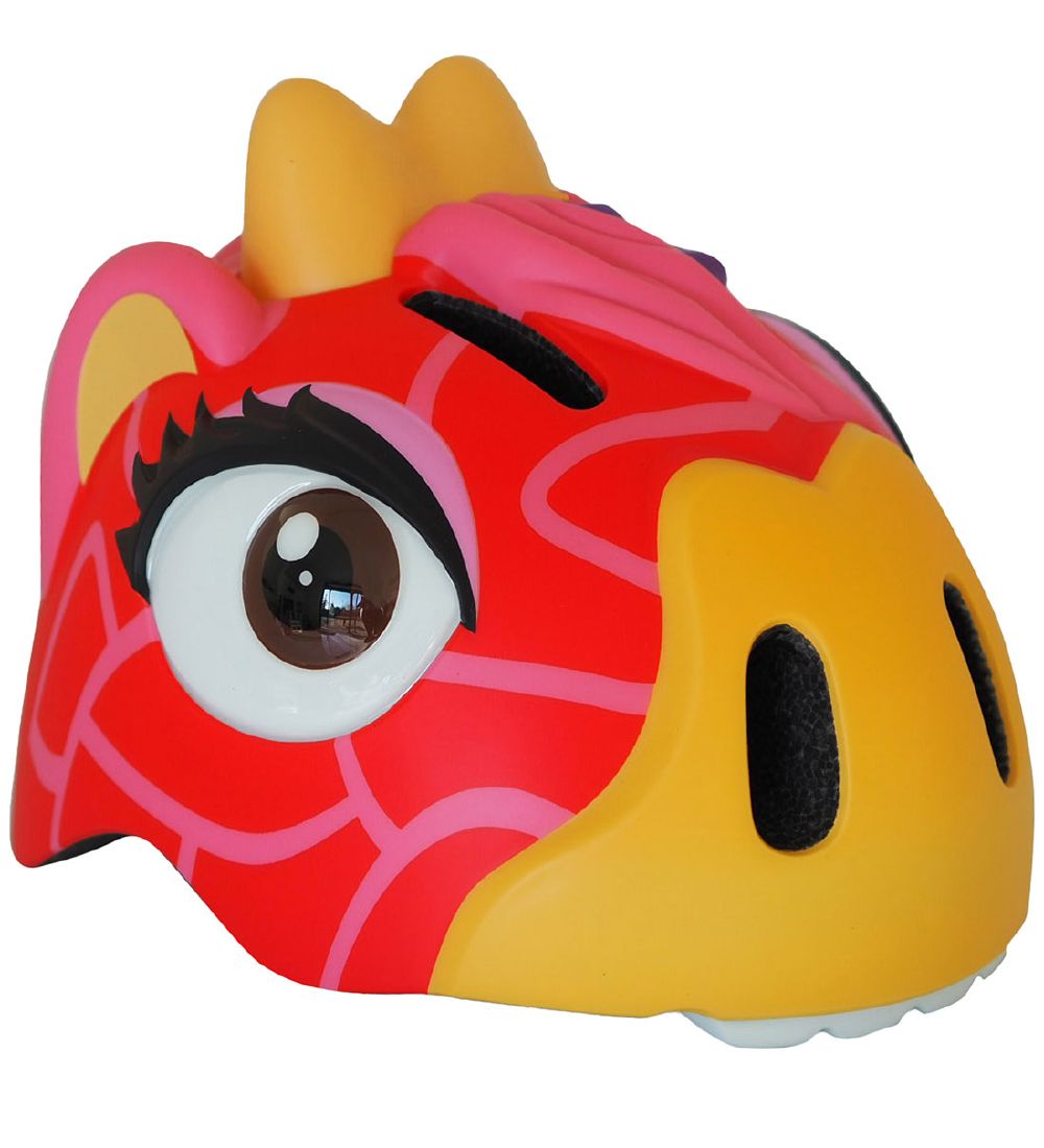 Crazy Safety Fahrradhelm m. Leicht - Giraffe - Rot - Crazy Safety - 49-55 cm - Fahrradhelme Crazy Safety Fahrradhelm m. Leicht - Giraffe - Rot - Crazy Safety - 49-55 cm - Fahrradhelme von Crazy Safety