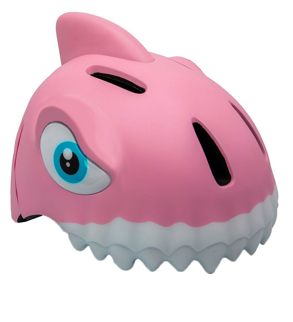 Crazy Safety Fahrradhelm m. Leicht - Shark - Pink - Crazy Safety - 49-55 cm - Fahrradhelme Crazy Safety Fahrradhelm m. Leicht - Shark - Pink - Crazy Safety - 49-55 cm - Fahrradhelme von Crazy Safety