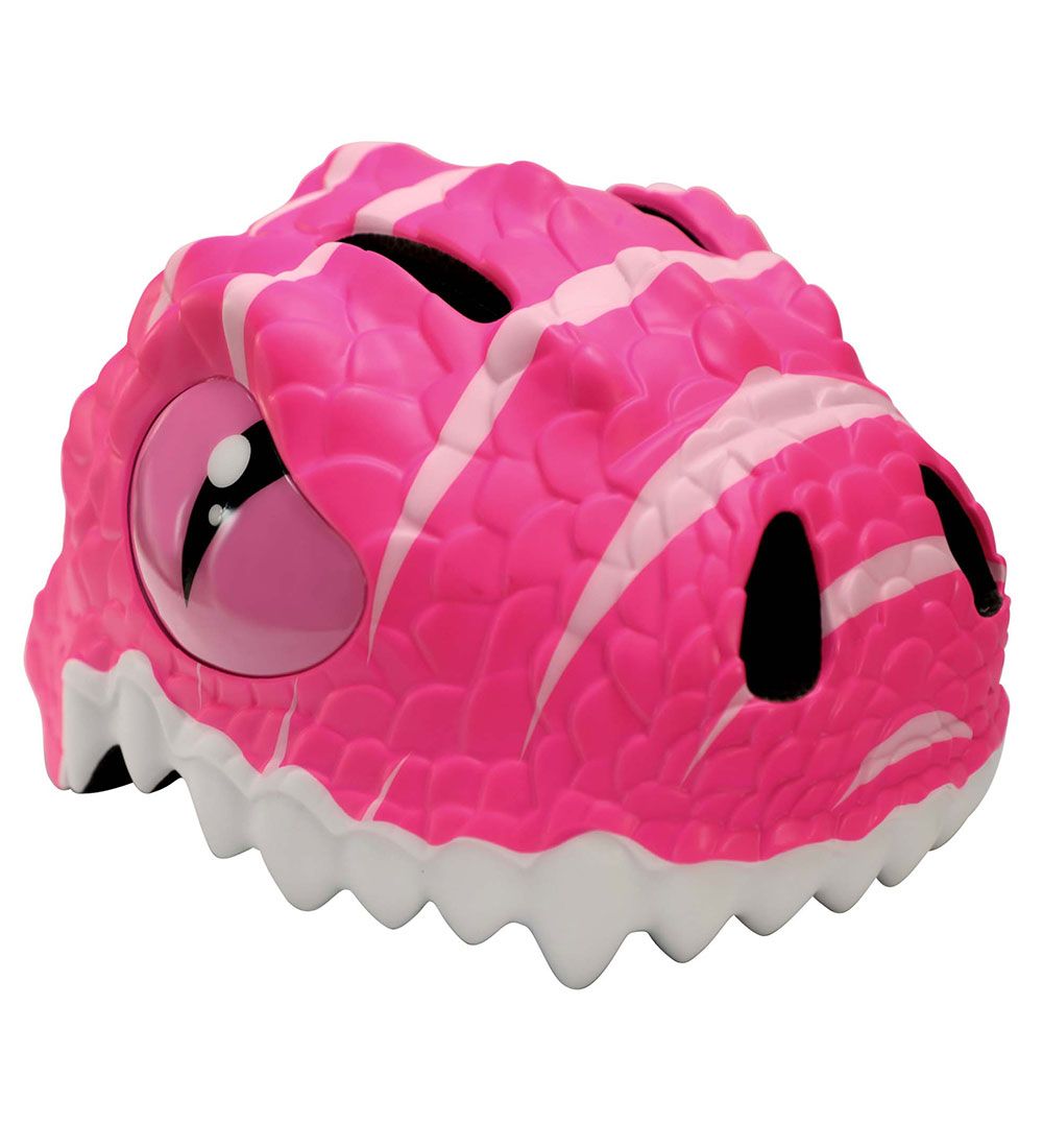 Crazy Safety Fahrradhelm m. Light - Dragon - Pink - Crazy Safety - 49-55 cm - Fahrradhelme Crazy Safety Fahrradhelm m. Light - Dragon - Pink - Crazy Safety - 49-55 cm - Fahrradhelme von Crazy Safety