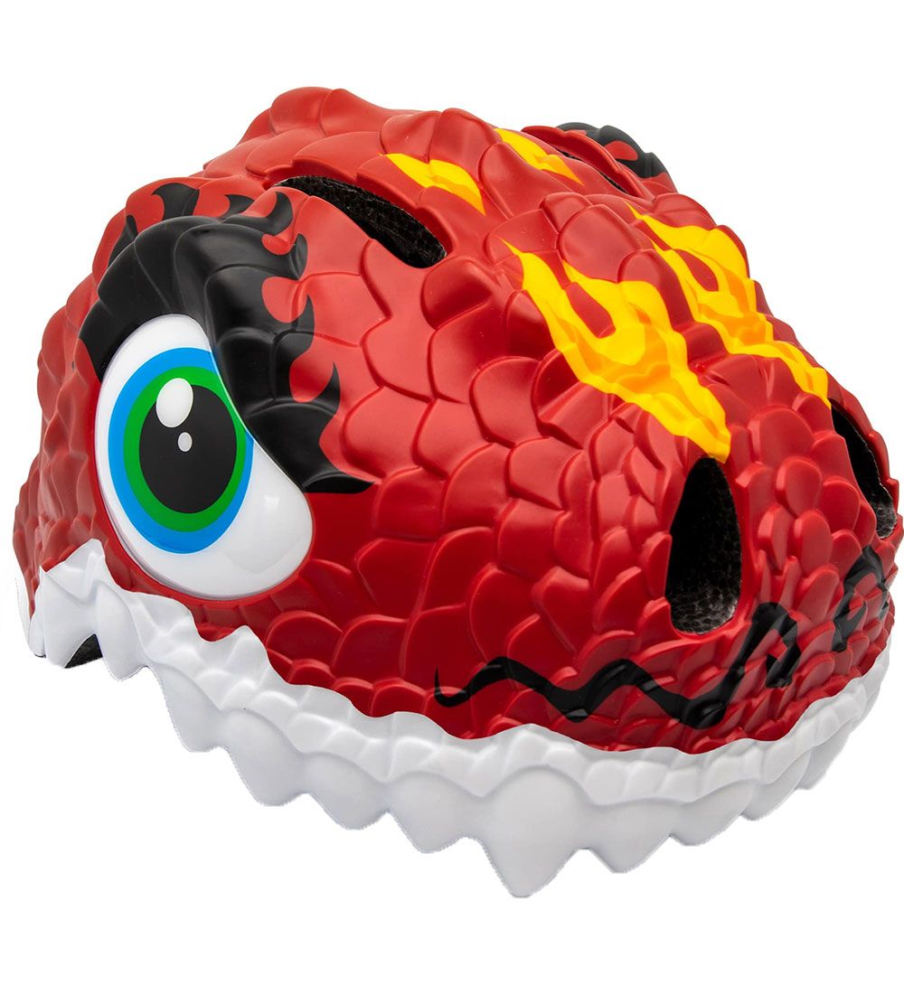Crazy Safety Fahrradhelm m. Light - Dragon - Rot - Crazy Safety - 49-55 cm - Fahrradhelme Crazy Safety Fahrradhelm m. Light - Dragon - Rot - Crazy Safety - 49-55 cm - Fahrradhelme von Crazy Safety