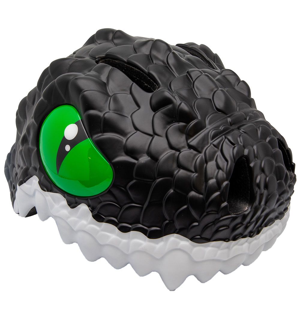 Crazy Safety Fahrradhelm m. Light - Dragon - Schwarz - Crazy Safety - 49-55 cm - Fahrradhelme Crazy Safety Fahrradhelm m. Light - Dragon - Schwarz - Crazy Safety - 49-55 cm - Fahrradhelme von Crazy Safety