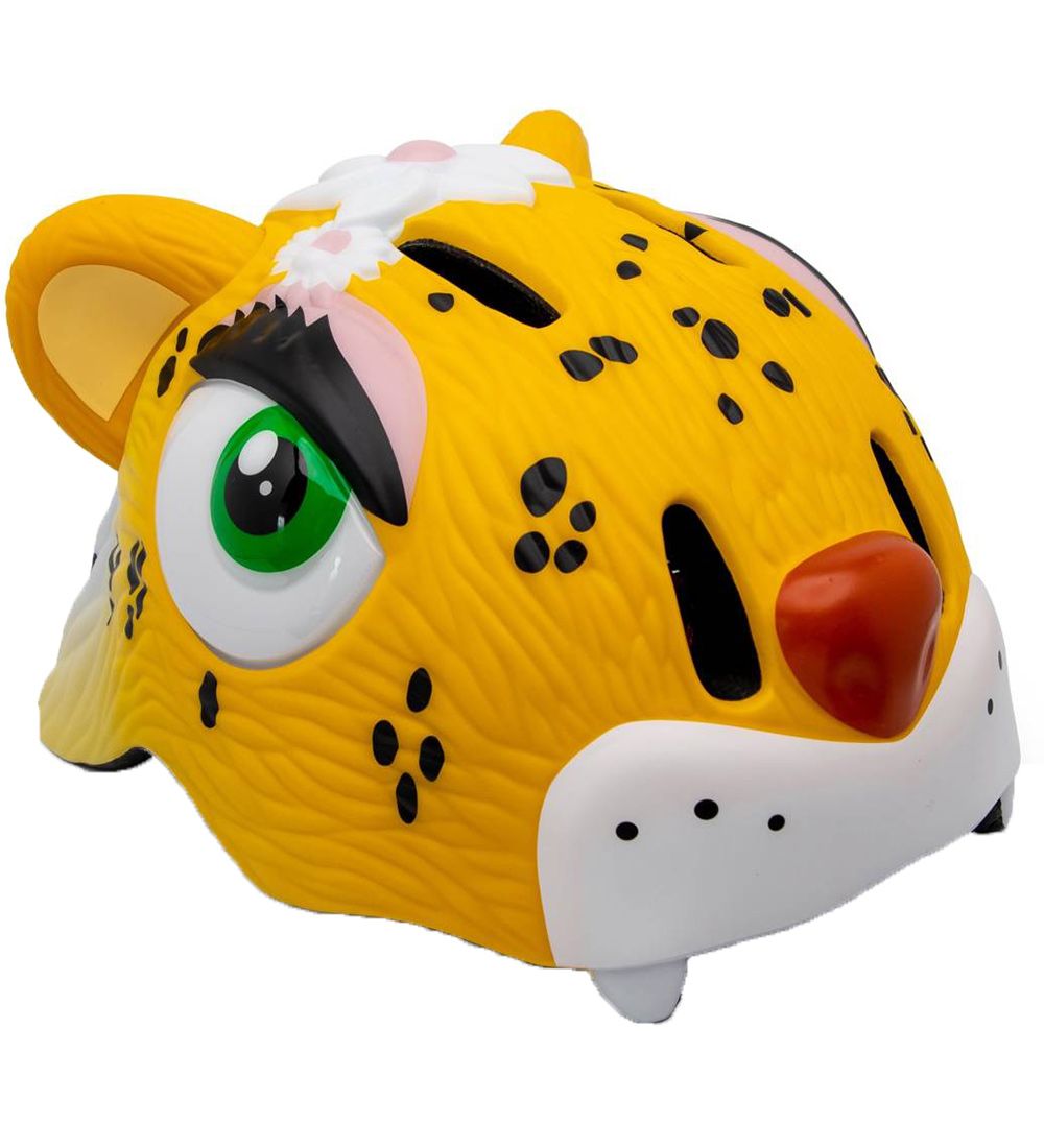 Crazy Safety Fahrradhelm m. Light - Leopard - Gelb - Crazy Safety - 49-55 cm - Fahrradhelme Crazy Safety Fahrradhelm m. Light - Leopard - Gelb - Crazy Safety - 49-55 cm - Fahrradhelme von Crazy Safety