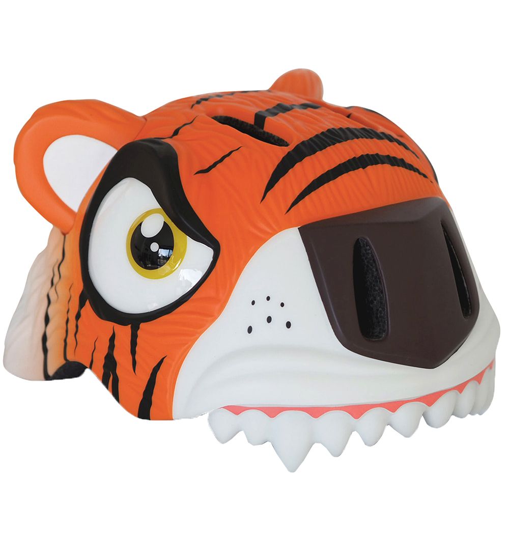 Crazy Safety Fahrradhelm m. Light - Tiger - Orange - Crazy Safety - 49-55 cm - Fahrradhelme Crazy Safety Fahrradhelm m. Light - Tiger - Orange - Crazy Safety - 49-55 cm - Fahrradhelme von Crazy Safety