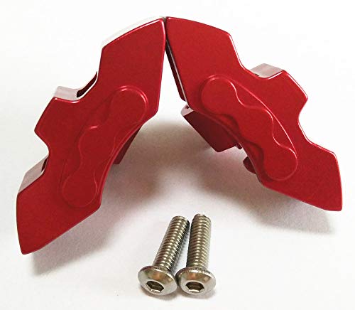 2pcs Aluminum Front or Rear Brake Calipers Red for UDR 1/7 Unlimited Desert Racer 8567 Traxxass von CrazyRacer