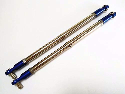 45# Steel Steering Links Turnbuckle with Aluminum Ends - 2pcs Set for Traxxas 1/10 EREVO 2.0 E-Revo Revo Summit 5338R 5338A 8638 8646 von EPTNNASO