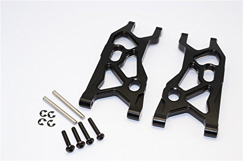 CrazyRacer AX80111 Aluminum Front Lower Suspension A-Arms for 1/10 Yeti 90026/90056 RC Buggy Black von EPTNNASO