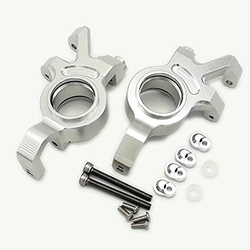 Aluminium Lenkblöcke vorne L+R silber für Traxxas 1/5 XMAXX X-Maxx 6S 8S 7737 von EPTNNASO
