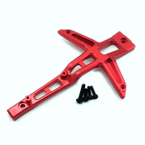 Aluminum Front Upper Chassis Brace Red for Traxxas 1/10 MAXX 8921 von EPTNNASO