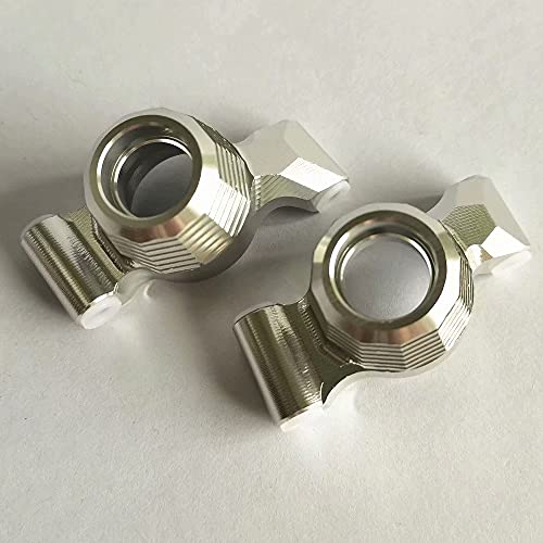 Aluminum Rear Axle Carriers Silver for Traxxas 1/10 MAXX 8952 von CrazyRacer