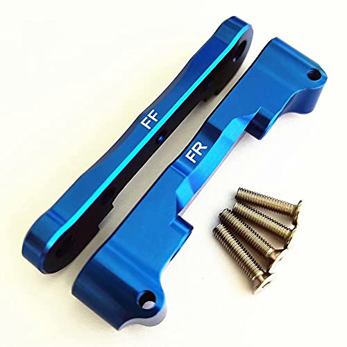 CrazyRacer Aluminum Front Suspension Link Mount Blue for Arrma AR330378 AR330379(Front) Felony Infraction Kraton Limitless Mojave Outcast Notorious Senton Tailon Typhon von EPTNNASO