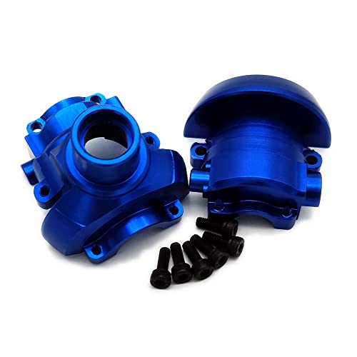 CrazyRacer Aluminum Outer Differential Case for 1/10 RC Car Summit 5680 Upgrade Parts - 1SET Blue von EPTNNASO