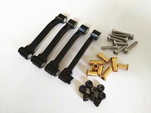 CrazyRacer Aluminum Radius ARM -4PCS Set Black for RC CAR 1/14 Tractor Truck King Knight Hauler R620 Man TGX CrazyRacer Aluminum Radius ARM -4PCS Set Black for RC CAR 1/14 Tractor Truck King Knight Hauler R620 Man TGX von EPTNNASO