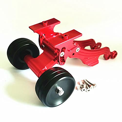CrazyRacer Aluminum Rear Wing Mount and Ajustable Wheelie Bar Red for Arrma 1/8 Kraton Outcast AR320347 AR320194 AR320366 von EPTNNASO