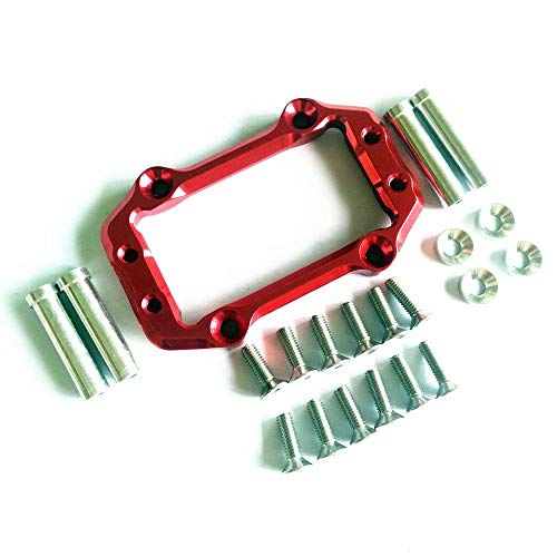 CrazyRacer Aluminum Servo Mount Red for Arrma 1/8 Kraton 6S AR320193 AR320430 von CrazyRacer