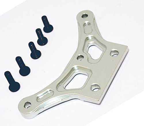 CrazyRacer H-P-I BULLET3.0 MT ST Ken Block WR8 Flux Upgrade Parts Aluminum Alloy Front Gear Box Plate - 1PC Set for #101210 Silver von EPTNNASO