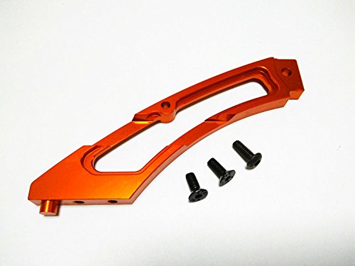 CrazyRacer H-P-I BULLET3.0 MT ST Ken Block WR8 Flux Upgrade Parts Aluminum Alloy Rear Anti-Bending Plate - 1PC Set for #101210 Orange von CrazyRacer