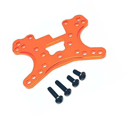 CrazyRacer H-P-I Ken Block WR8 Flux Upgrade Parts Aluminum Alloy Front/Rear Shock Tower-1PC Set for 107887 Orange von EPTNNASO