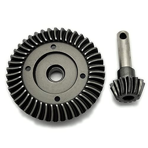 CrazyRacer Hard Chrome Steel Helical Spiral Differential Ring/Pinion Gear 43T/13T Upgrade Parts Replace AX30402 for Axial 1/10 Yeti RR10 SCX10 Wraith EXO CrazyRacer Hard Chrome Steel Helical Spiral Differential Ring/Pinion Gear 43T/13T Upgrade Parts Replace AX30402 for Axial 1/10 Yeti RR10 SCX10 Wraith EXO von EPTNNASO