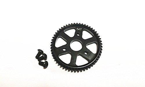 CrazyRacer Hard Steel Spur Main Gear 54T M0.8 32Pitch for 1/10 Slash Stampede Rustler 4x4 E-Revo 3956 6804 6807 6808 6708 von EPTNNASO