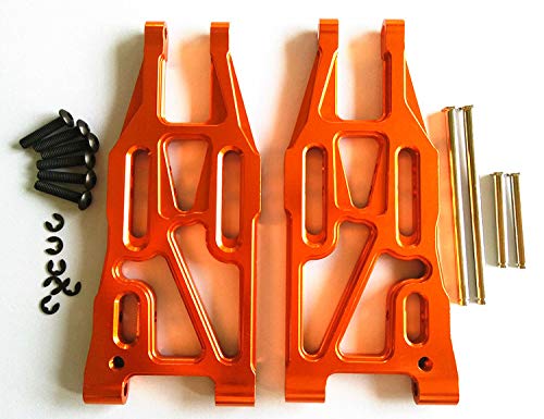 CrazyRacer for 1/10 Bullet MT/ST 3.0 Flux 101213 Upgrade Parts Aluminum Front Suspension Arm - 1PR Set Orange von EPTNNASO